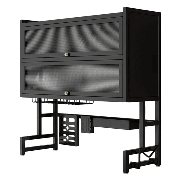 Escurridor Platos Fregadero Gabinete Multifuncion Negro 85xm  CN  2