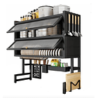 Escurridor Platos Fregadero Gabinete Multifuncion Negro 85xm  CN  1