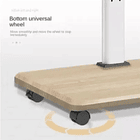 Soporte Tv Rack Movil Con Ruedas 32 A 75 Base Pedestal Stand  BLANCO   4