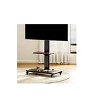 Soporte Tv Rack Movil Con Ruedas 32 A 75 Base Pedestal Stand  NEGRO  CN  2
