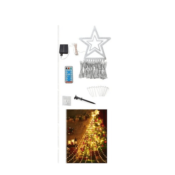 Cascada De Luces Solares Navideñas Solares SKU: TN  1