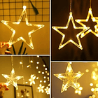 Luces Navidad Guirnalda Cascada Estrella Calida SKU: TN 3