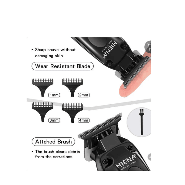 Patillera inalámbrica ergonómica barba patilla cabello  SKU: MT  6