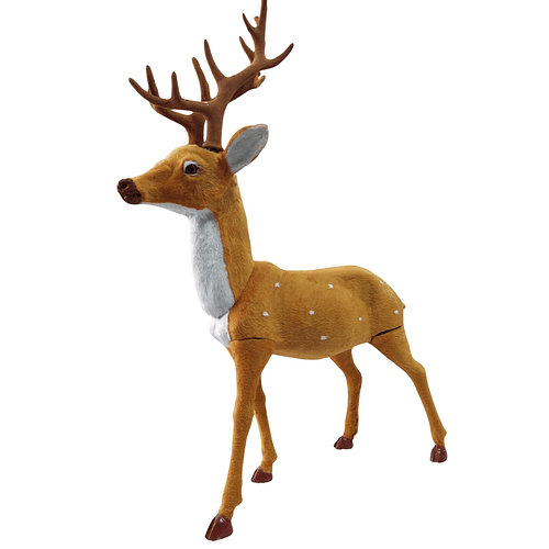 Reno De Navidad Para Decorar Aterciopelado De 80cm  LC CODG190