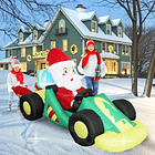 Muñeco Inflable De Papá Noel De Carreras 240cm  LC CODG540 2