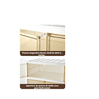 Organizador De Zapatos Con 2 Puertas 9 Niveles Transparentes  LC COD231727 2