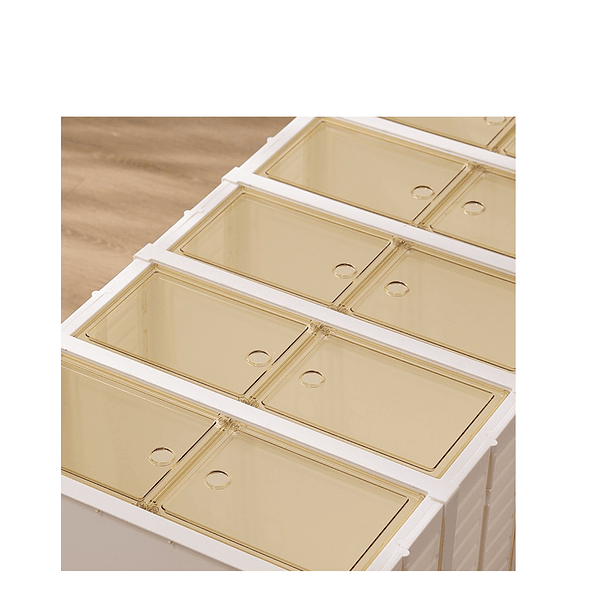 Organizador De Zapatos Con 2 Puertas 6niveles Transparentes  LC COD231726 2