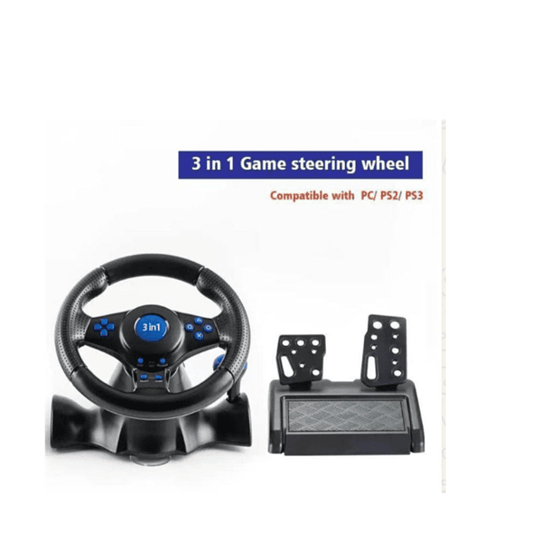 Volante Genérico Para Video Juegos De Carreras 3 En 1 34990 SR 3