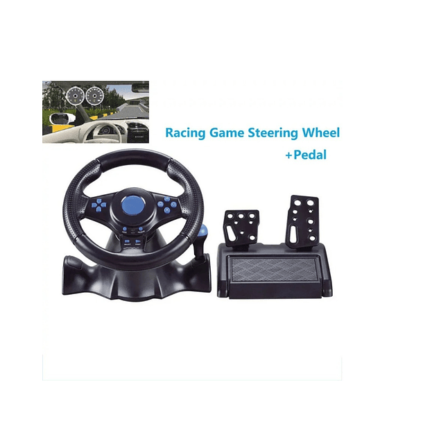 Volante Genérico Para Video Juegos De Carreras 3 En 1 34990 SR 5