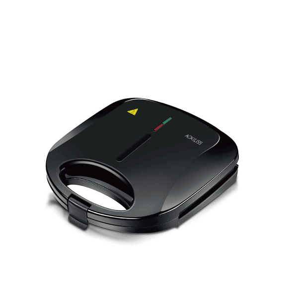 Maquina Sandwichera Antiadherente Negro 750w Ackiliss CF 4
