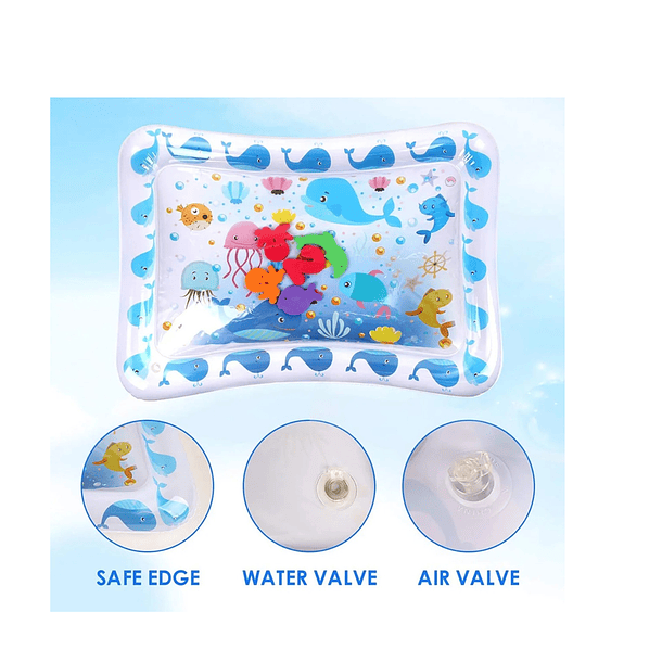 Alfombra/tapete Inflable Sensorial Acuático Para Bebés  TN 1