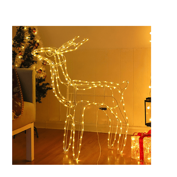 Reno Luminoso Navideño De 60cm-luz Cálida (conexión Enchufe)  LC CODL766 3
