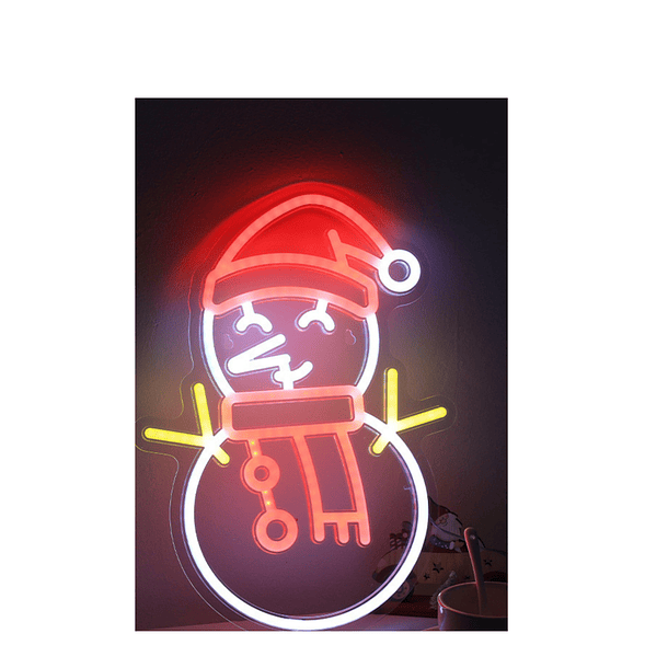 Letrero Luminoso De Navidad Led Muñeco De Nieve (29x38.8cm)  LC CODL755 1