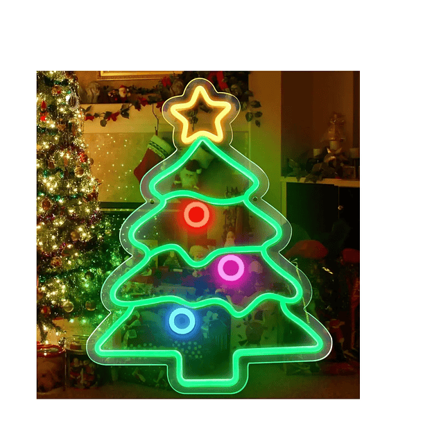 Letrero Luminoso De Navidad Led Árbol De Navidad Multicolor  LC CODL756 3