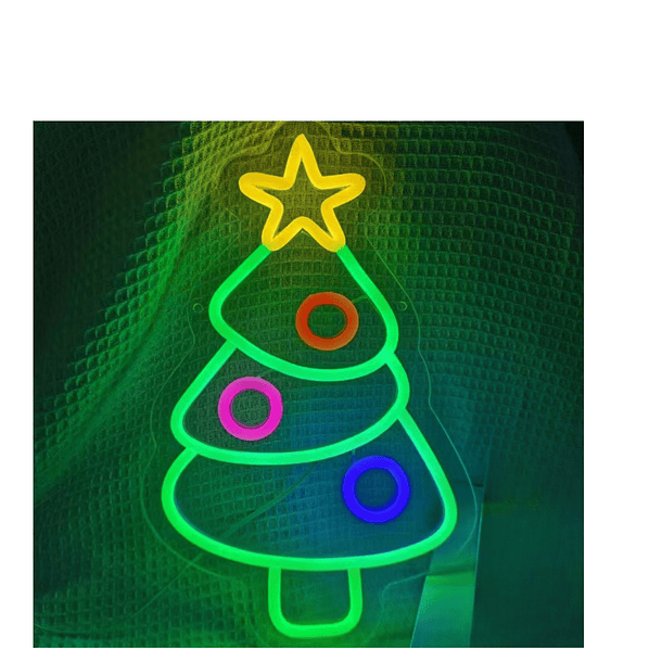 Letrero Luminoso De Navidad Led Árbol De Navidad Multicolor  LC CODL756 4