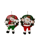 Pack de Adornos Navideños Muñeco de Nieve y Papá Noel ambos montados sobre una Guirnalda (LC ) (Cod JPR 2465) 1