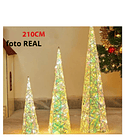 Árbol De Navidad Cónico Luminoso Led Gigante De 210cm  LC CODL703 2