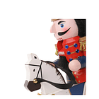 Cascanueces Rey a Caballo Mecedor | Figura Navideña Decorativa   LC COD25030 3