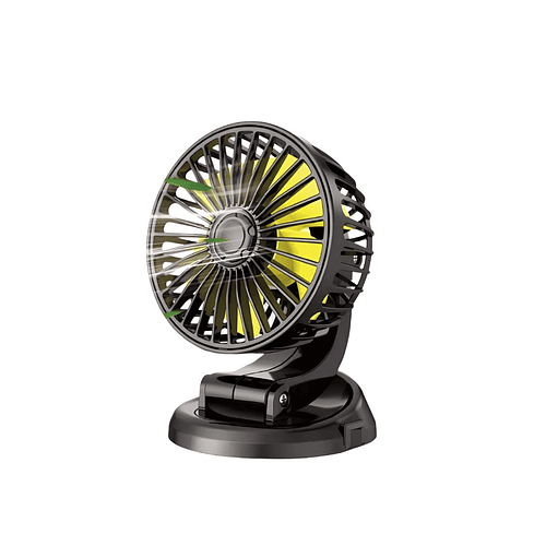 Ventilador Sencillo Portatil para Carros 5v Rotación 360° (TN )