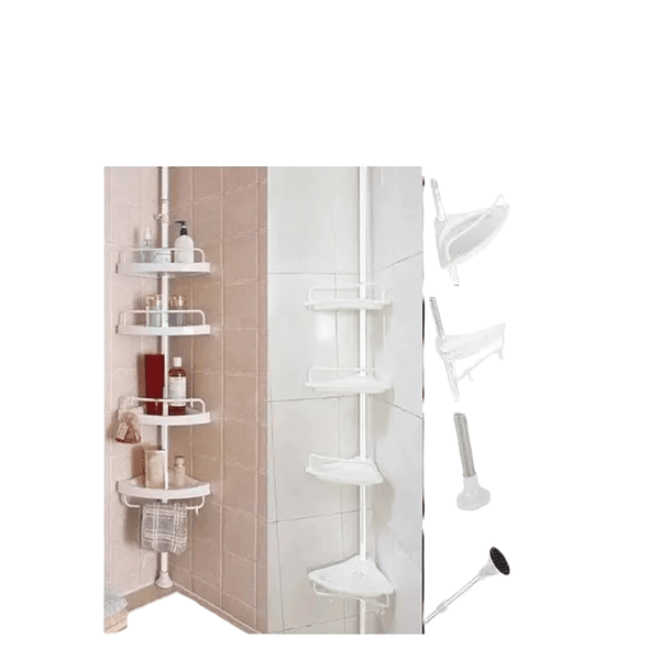 Esquinero De Ducha Multi-uso Ajustables 4 Repisas  CF  2042   2