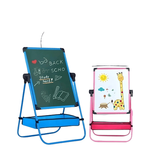 Pizarra Acrílica Didáctica Para Niños Manualidades COLOR : ROSA  Y AZUL   