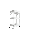 Carrito Organizador Plegable De 3 Niveles Con Ruedas SKU:  TN  1