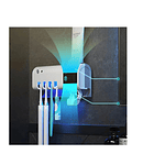 Porta Cepillos Dispensador De Pasta Antibacterial Recargable 3