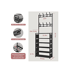 Organizador Zapatero Colgador Perchero Armario 5 NIVELES  COD 2466 3