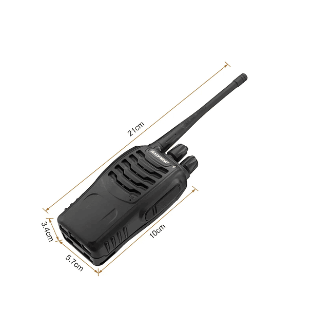 2 Radios Portatil Baofeng Uhf Modelo Bf­888s Con Manos Libre Baofeng Bf-888s CODIGO 11377 MD  2