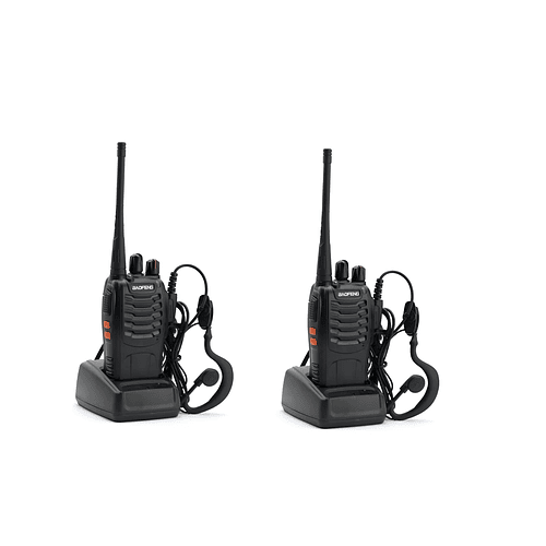2 Radios Portatil Baofeng Uhf Modelo Bf­888s Con Manos Libre Baofeng Bf-888s CODIGO 11377 MD 