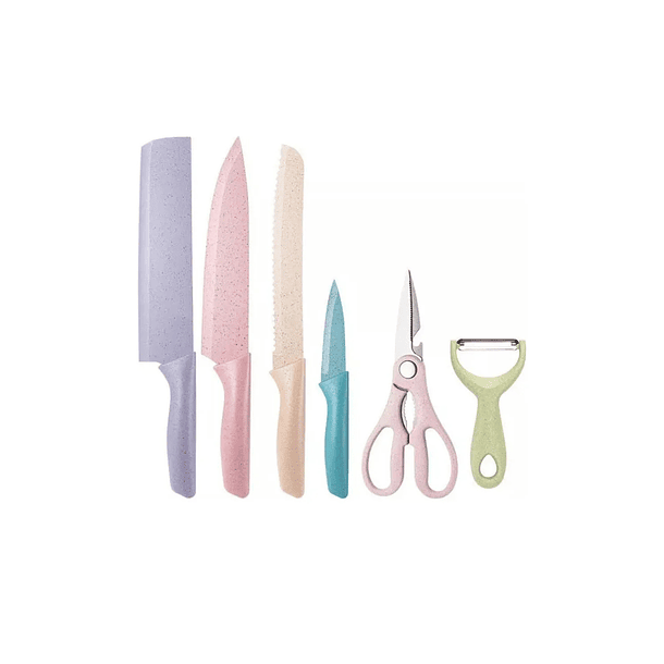 Juego Set De Cuchillos 6 Piezas Cocina Hogar 1