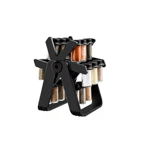 Especiero Giratorio Para Cocina Con 18 Frascos Rotativos 360°  DN 