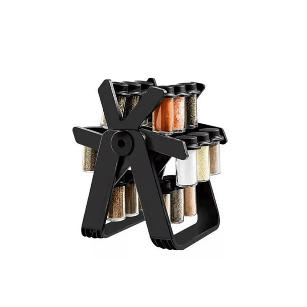 Especiero Giratorio Para Cocina Con 18 Frascos Rotativos 360°  DN  1