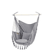 Hamaca Sillon Giratoria Ideal Para Jardin Boho   en colores  Gris 