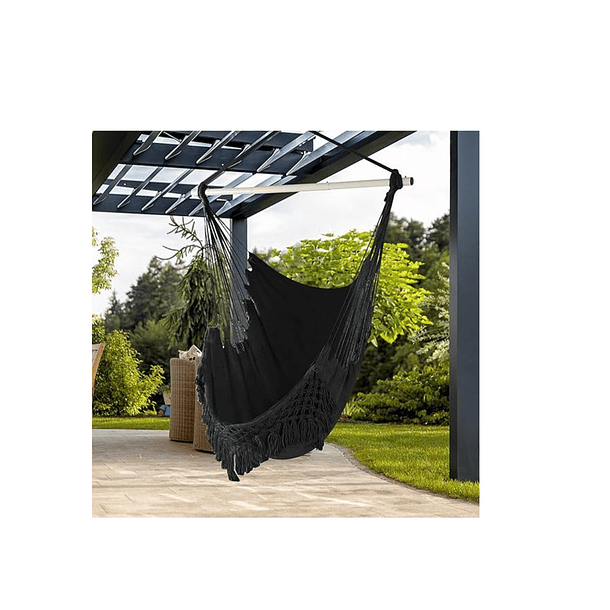 Hamaca Sillon Giratoria Ideal Para Jardin   en colores  Beige, Negro, Gris CF  9