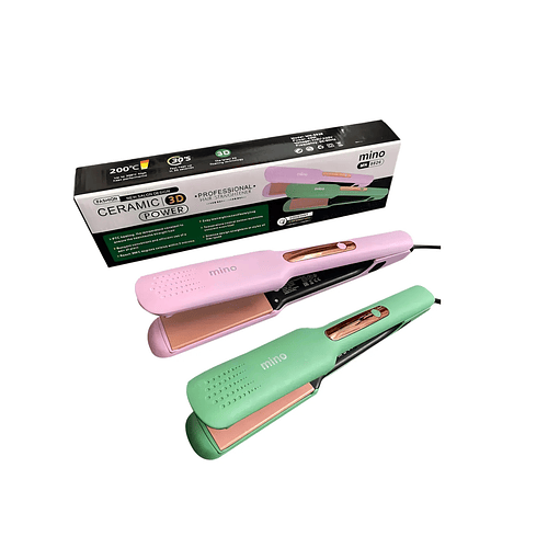 Plancha Para Cabello De Ceramica 3d Mino TC