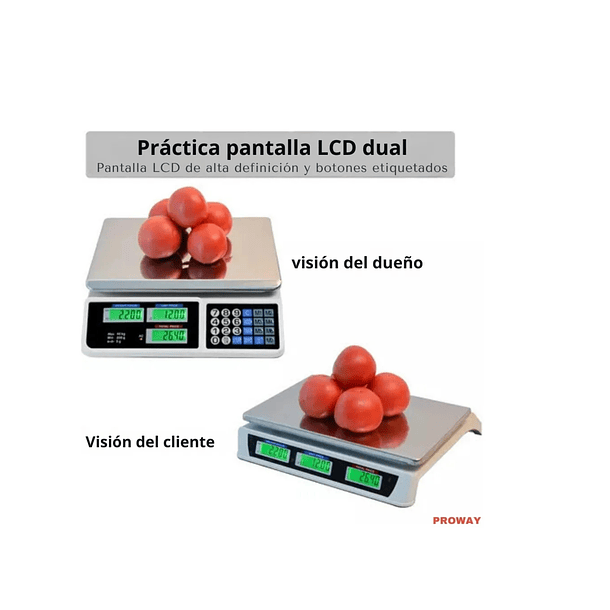 Balanza Pesa Digital 40 Kilos Recargable  Electrónica  TC  3