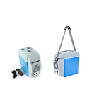 Mini Cooler Refrigerador Portatil Automovil Pervoi 7.5l Color Azul Con Gris TC  2