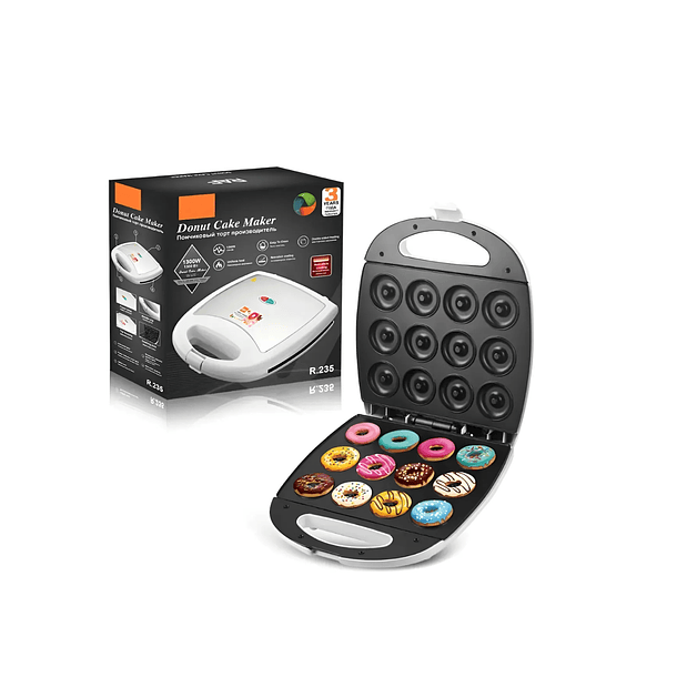 Maquina De Hacer Donas 12 Mini Donas Raf R.235 1300w - Blanco NL-3634 3