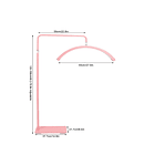 Lampara Led Media Luna Estética Para Pestañas Cejas Hogar CH 9