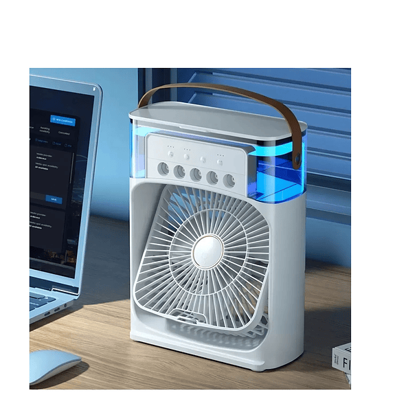 Ventilador de mesa con asa  GAV Humidificador blanco CN  2