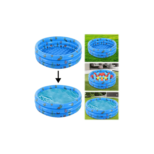 Piscina 3 Anillos Para Niños 120x40 Cm NL 