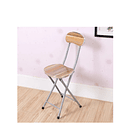 Pack 2 Silla Taburete Simil Madera Plegable 70x34cm Marrón TN  5