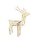 Reno Navideño Solar Led 120cm Navidad Decoración Movimiento NL  2