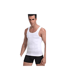 Camiseta Polera Faja Reductora Hombre Color Blanco   CN  1