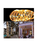 Manguera Led Solar  Led 50 Metros Luz Calida Navidad  CF 211097 4