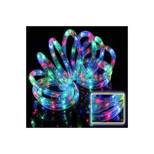Manguera Guirnalda Led Luz Multicolor 20 Metros Navidad  220v Calida CF 233008 2