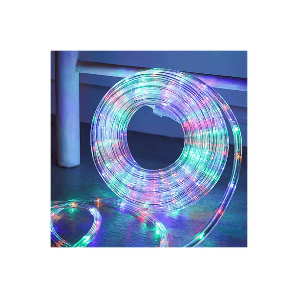 Manguera Guirnalda Led Luz Multicolor 20 Metros Navidad  220v Calida CF 233008 3