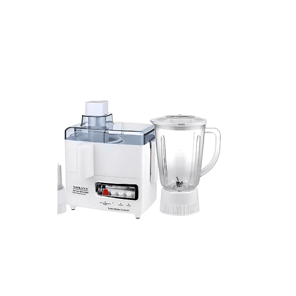 Jugera Picadora Extractor Exprimidor De Jugo 4 En 1 Y 800w Blanco CN  2