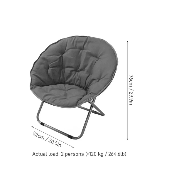 Silla Redonda Plegable Poliéster Colores Varios Variados Redonda TC 3